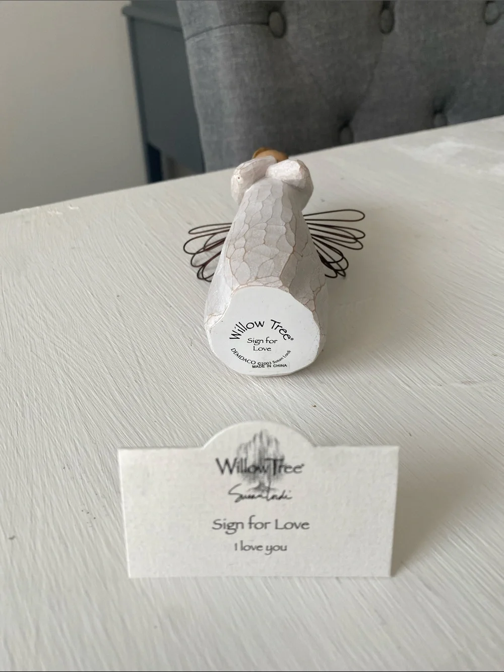 Willow Tree carved her