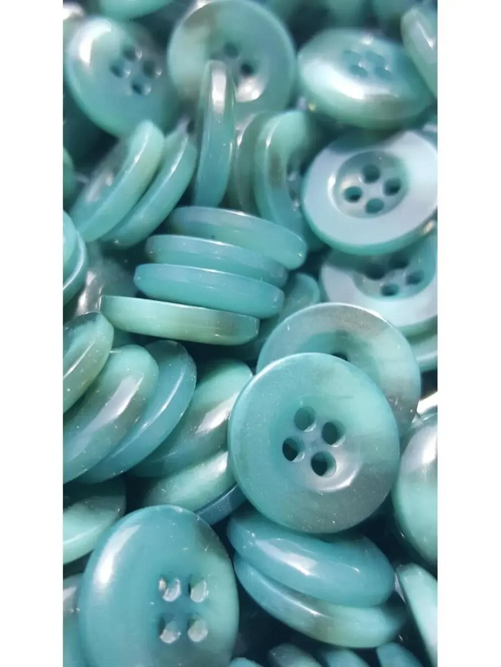 Ocean Dream Buttons, 4 Hole Sewing/Crafts Buttons - 24 Pieces (004)