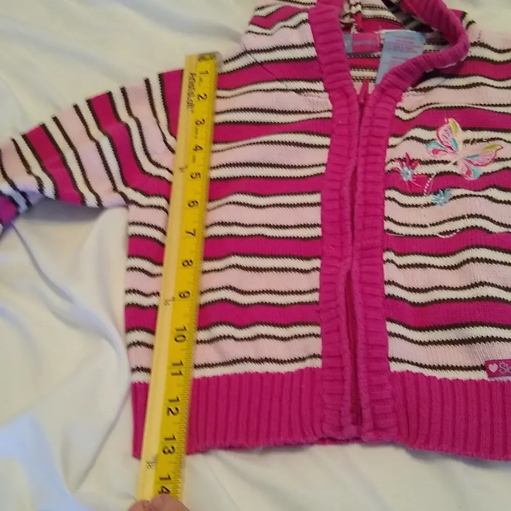 Skechers pink striped