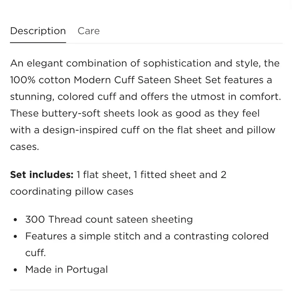 Peacock Alley brand sheeting wrapping