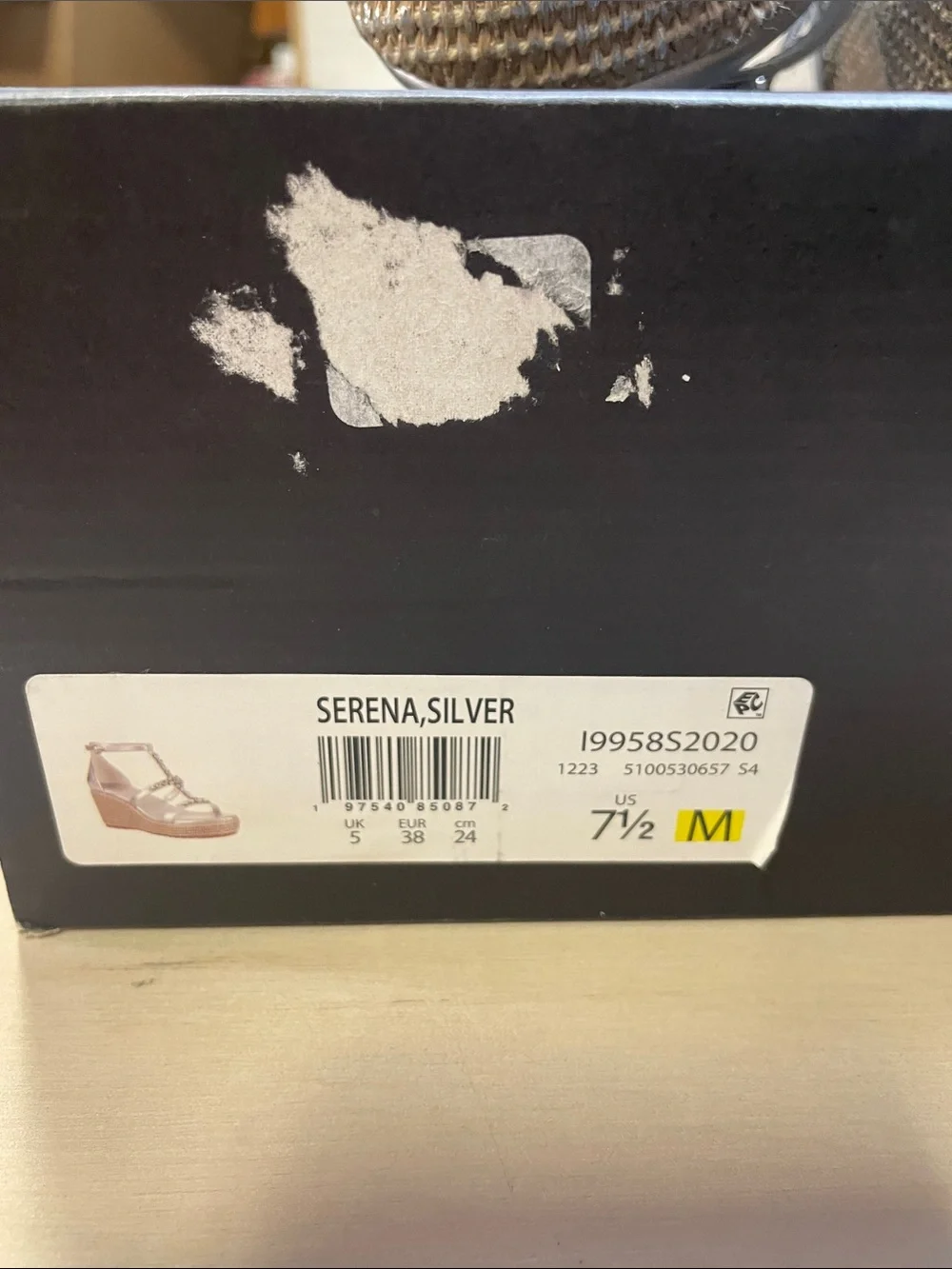 Naturalizer silver wedge