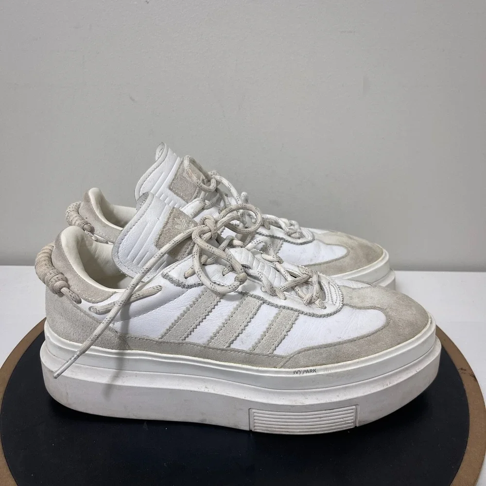 Adidas Ivy Park Super Super Sleek Women 10.5 Platform White Off White Streetwear