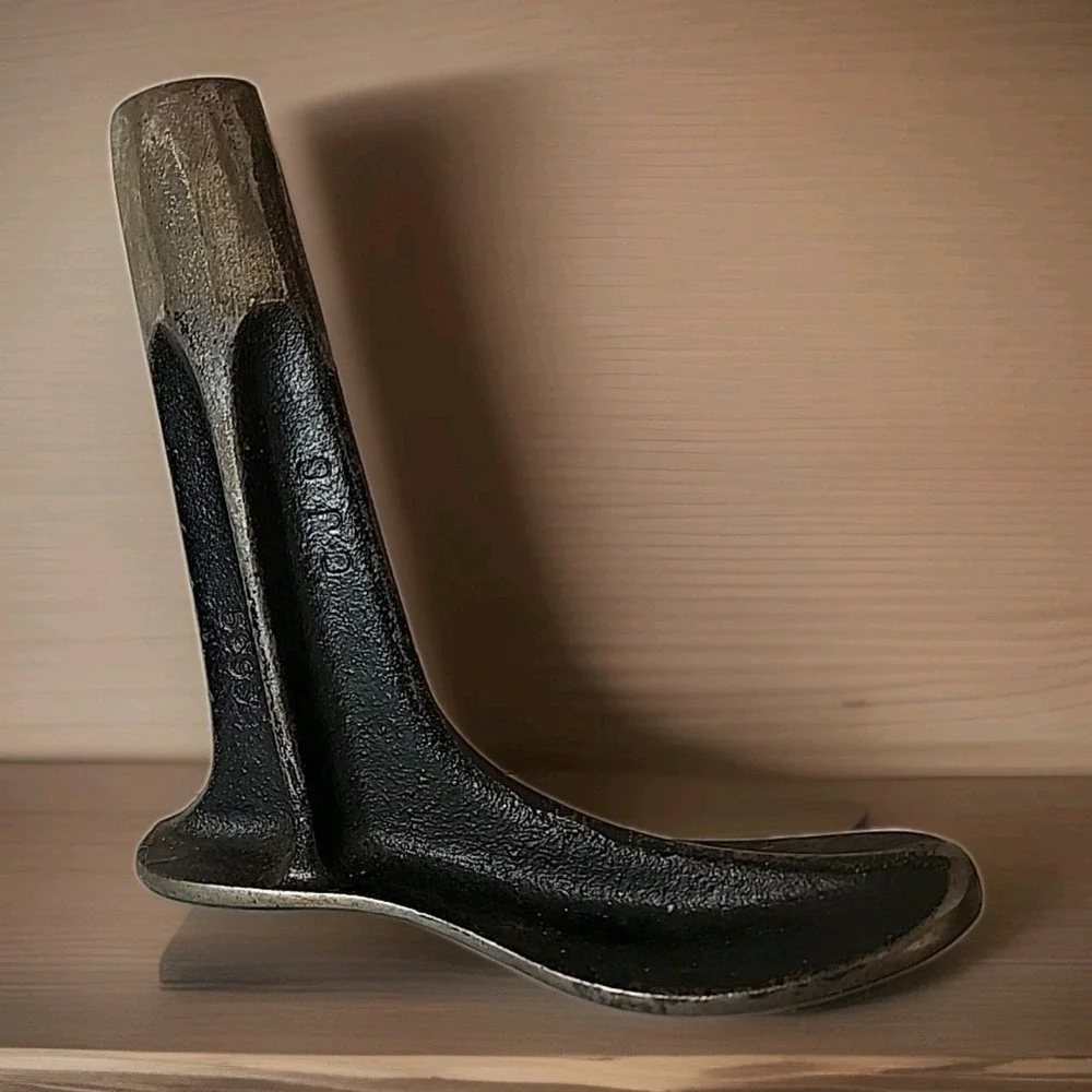 Antique Cast Iron Cobbler Shoe/Boot Mold CJ8 Rustic Farm Decor 7