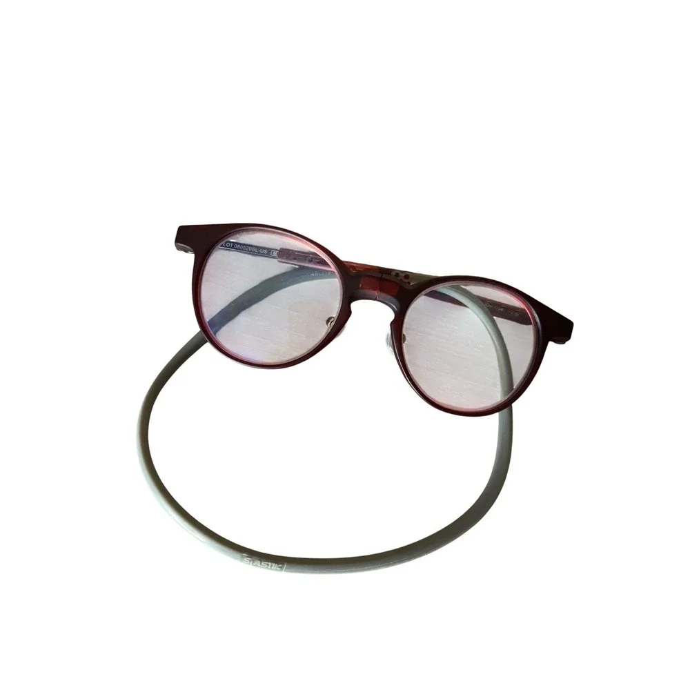 Slastik Magnetic Front Connection Reading Glasses Burgundy‎ FRAMES Biobased