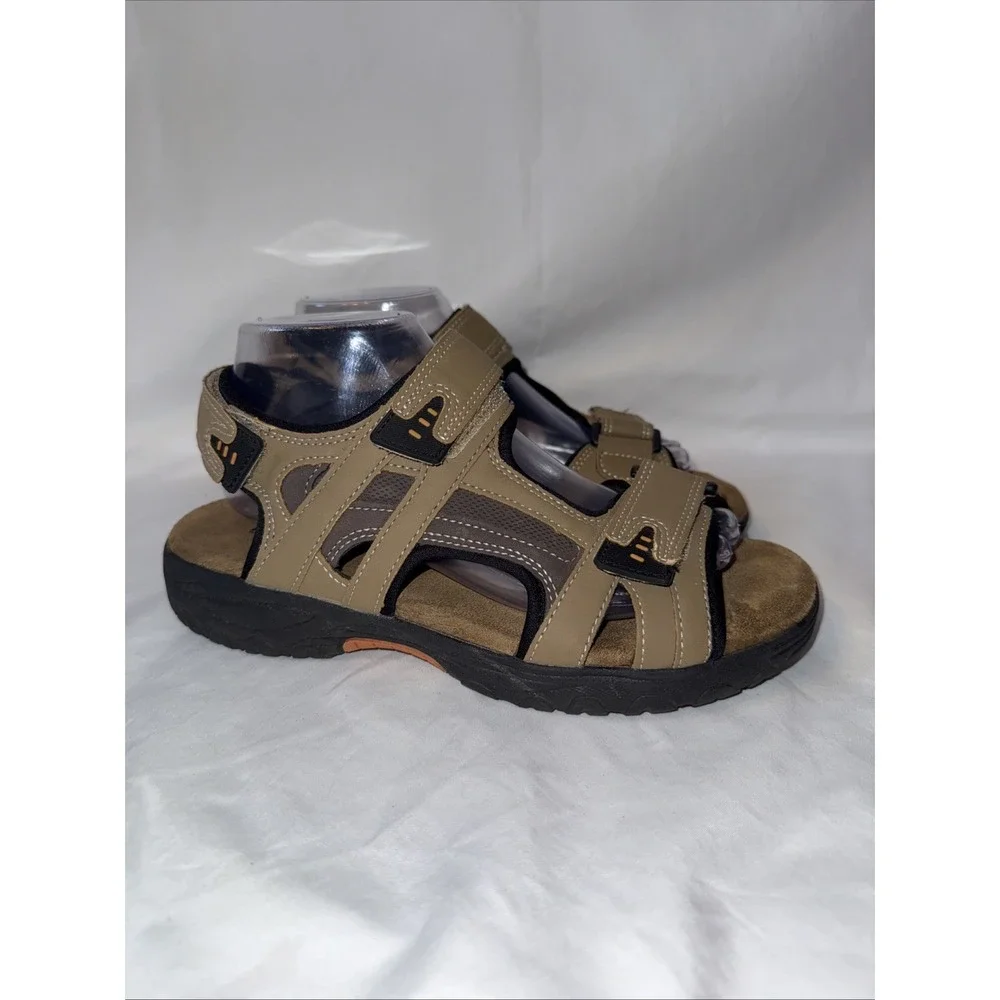 Men's Size 7 M Khombu‎ Outdoor Sandals Brown 120154  Noah Comfort Adjustable