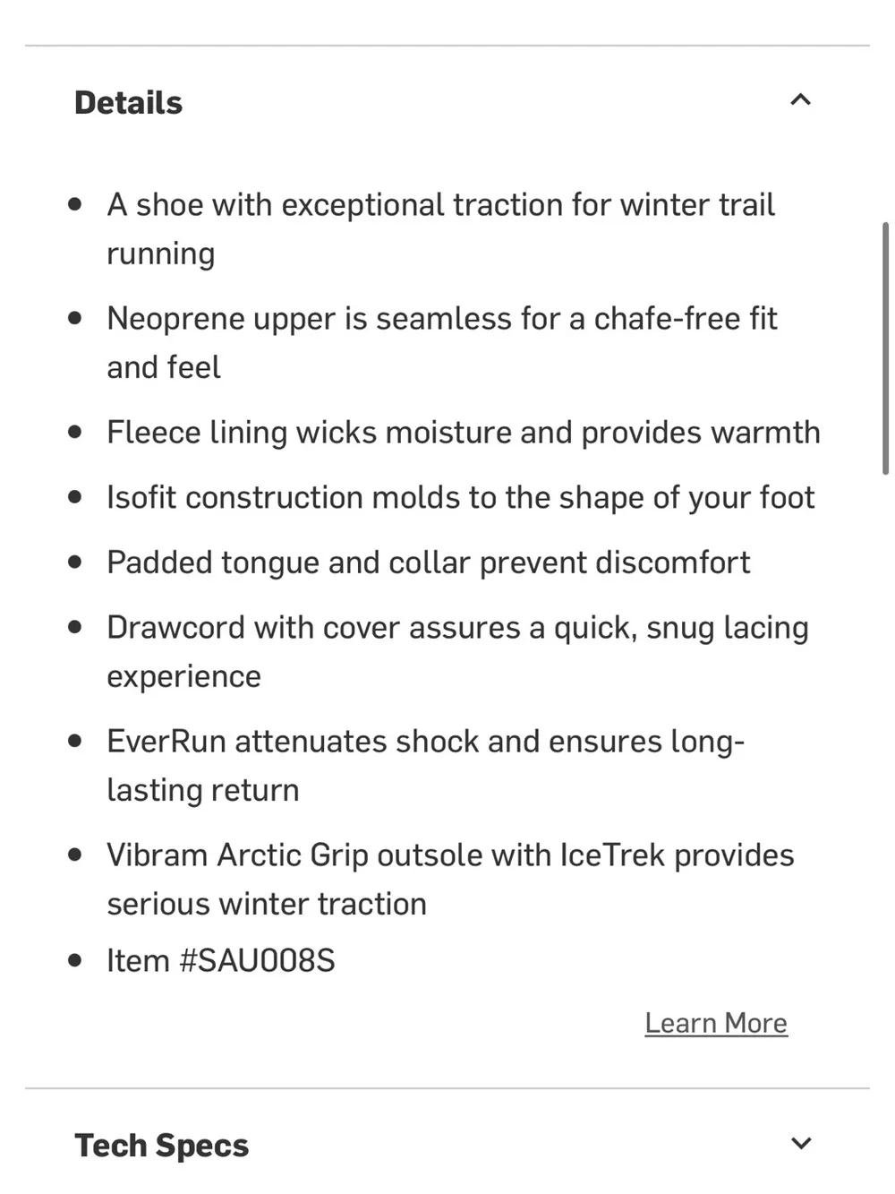 Saucony razor ice