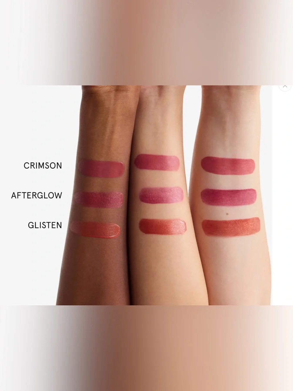 New Glossier Mini Cloud Paint Trio - Glisten, Afterglow, Crimson - Holiday 2025