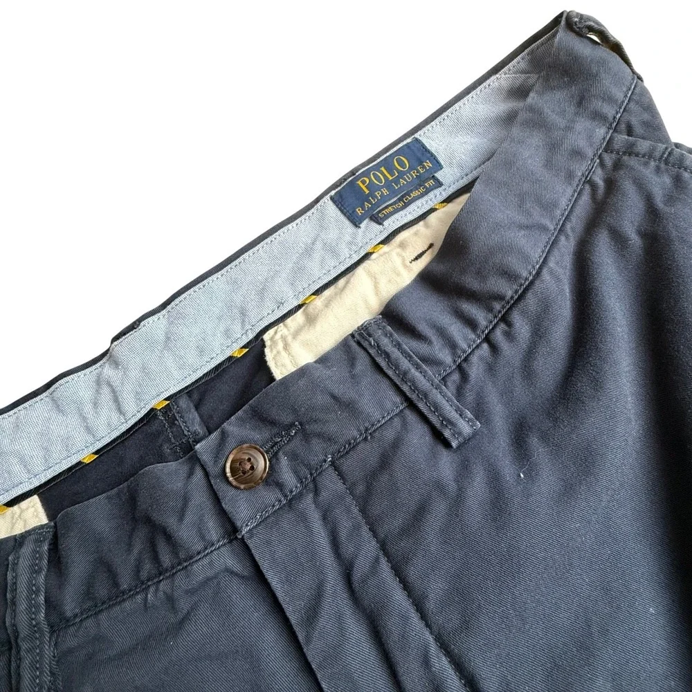 Polo Ralph Lauren Chino Shorts Mens Size 39 Stretch Classic Fit Old Money Preppy