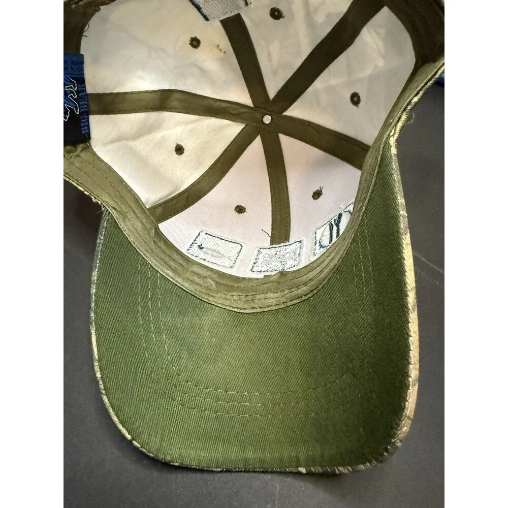 Camo Adjustable Strap Cap Trucker Eat Sleep Fish Hat NEW