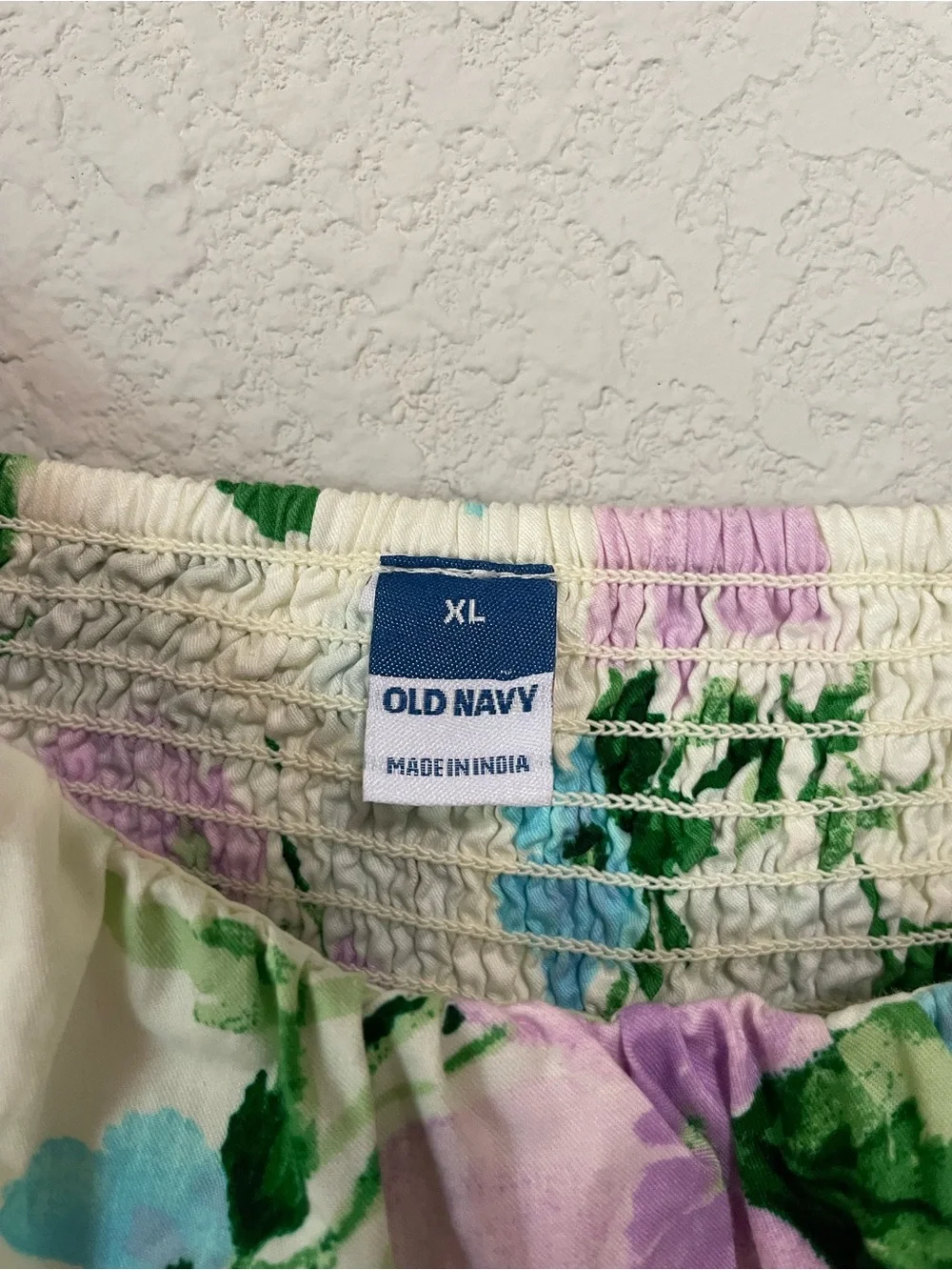 Old Navy cream peasant