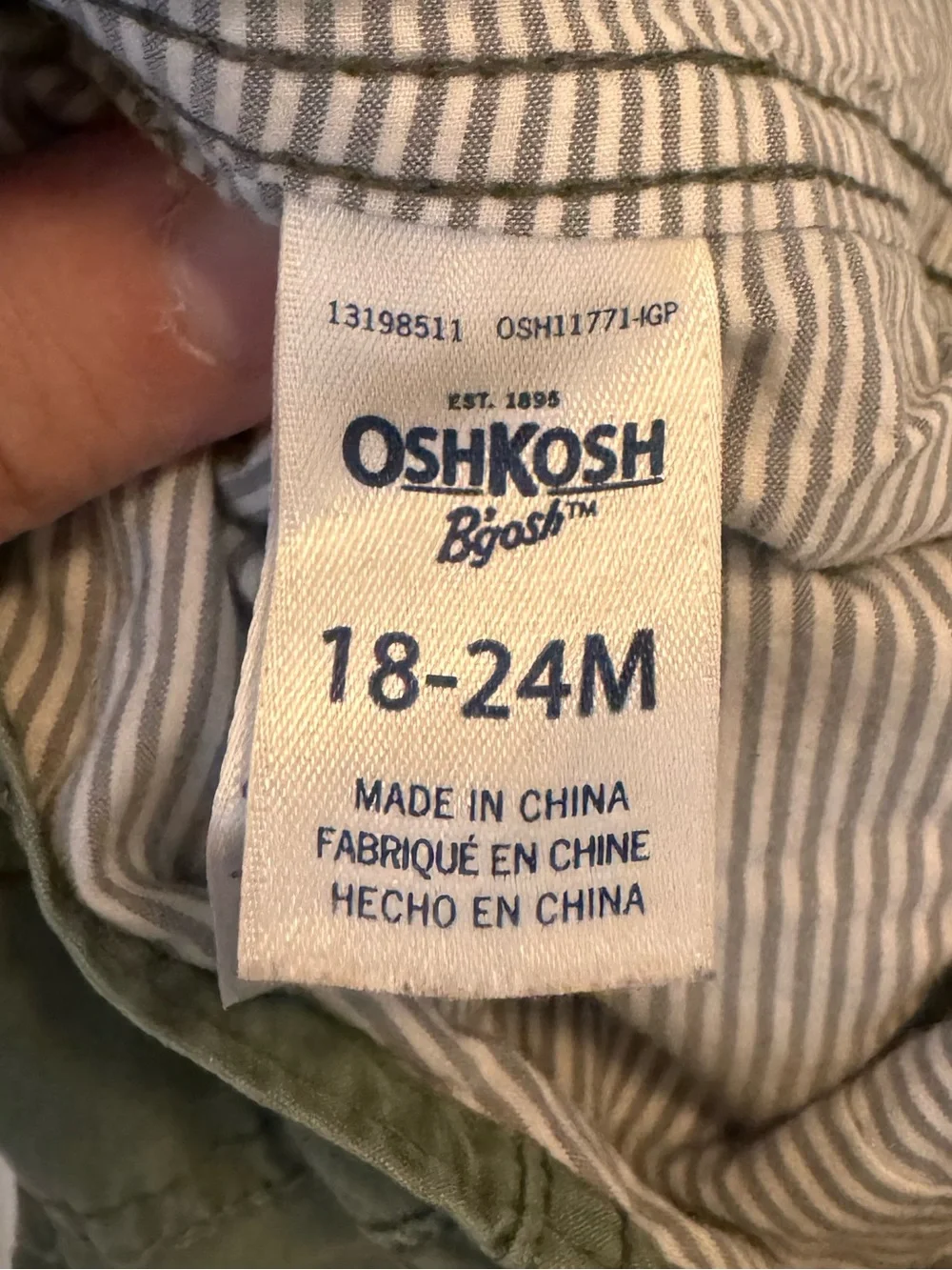OshKosh Bgosh classic olive