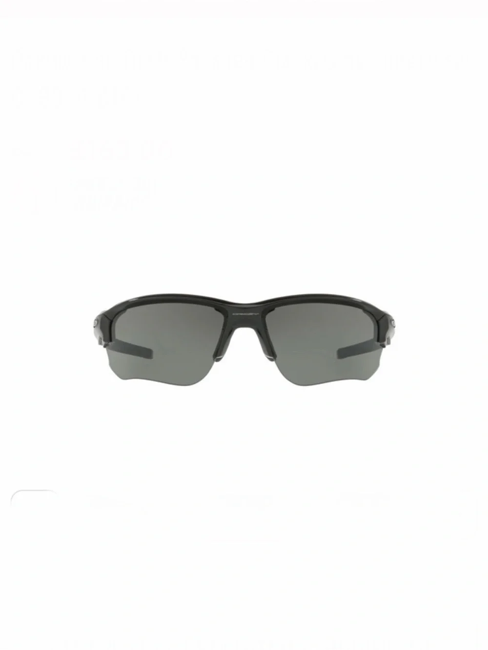Oakley Flak Draft Polished Black/Gray Sunglasses OO9364-0167 NWOT No Case