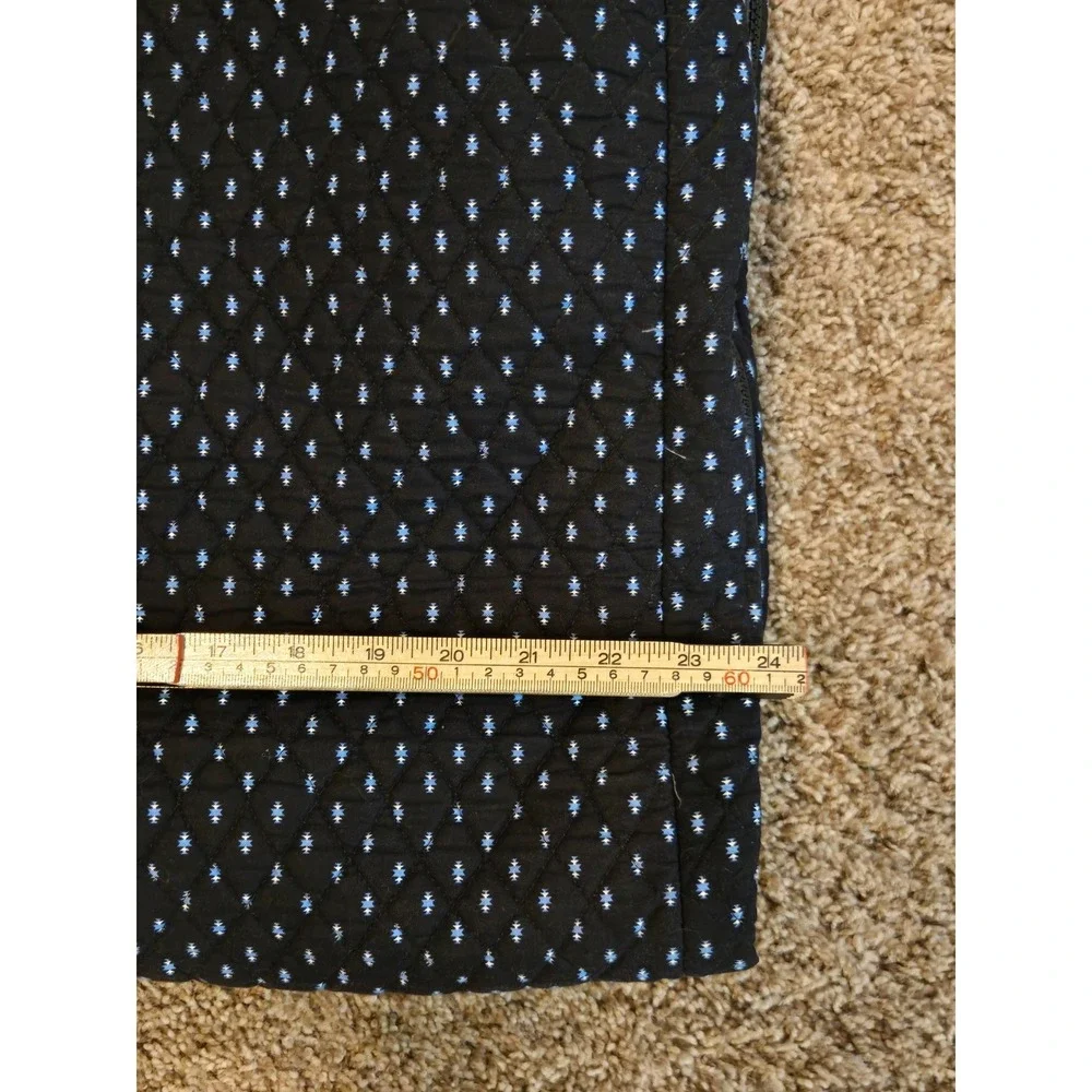 Vera Bradley Night and Day Quilted Hanging Garment Bag Travel Suit Carrier Blue