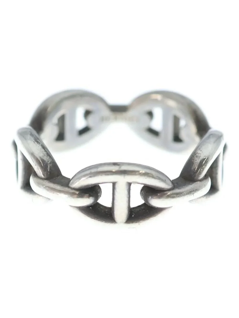 Hermes Chaine D'ancre PM Ring Silver