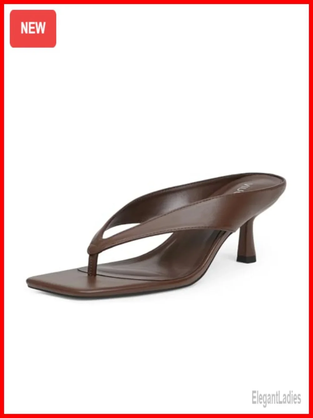 Kitten Heels Flip Flops Slip On Open Toe Low Heels Thong Sandals
