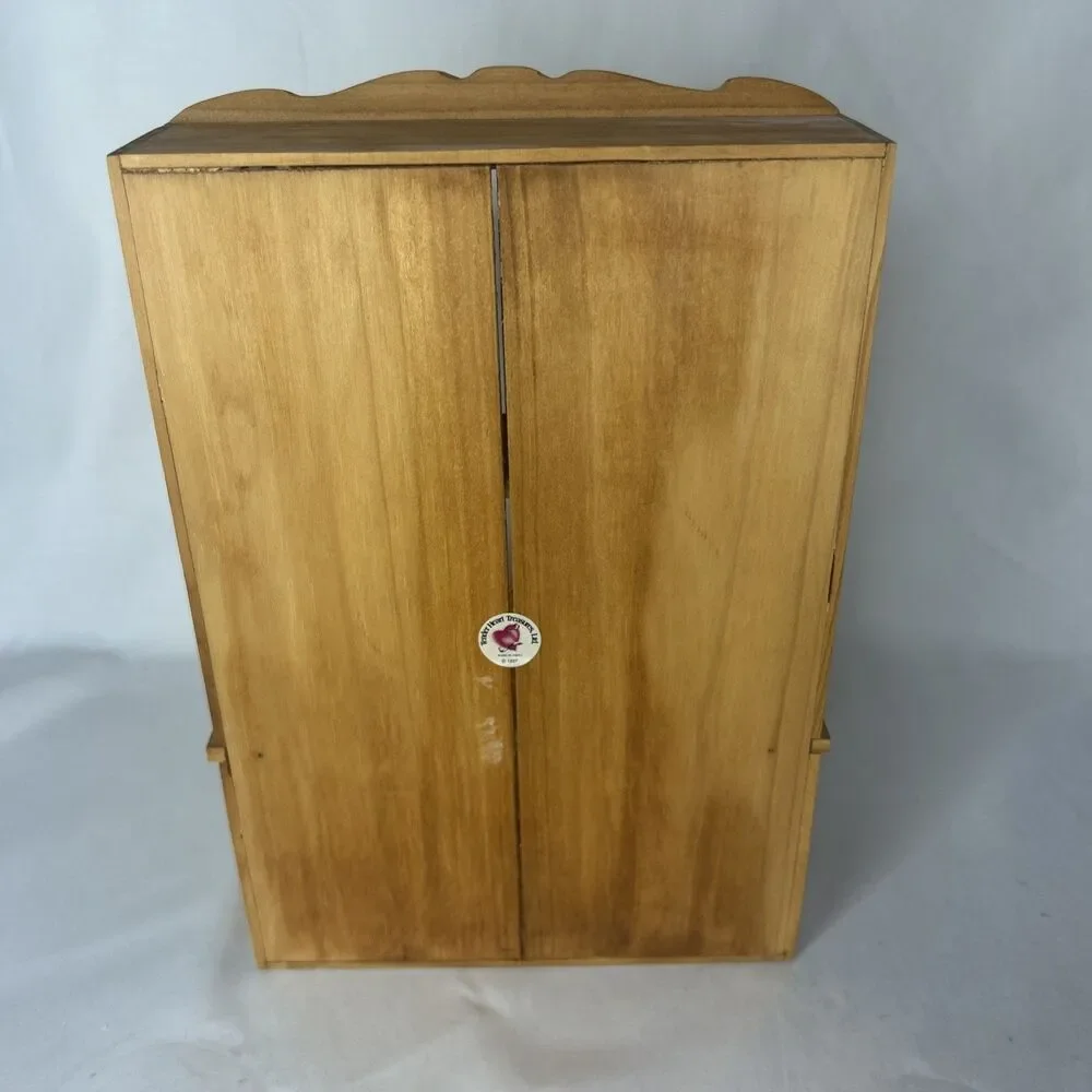 Vintage Dollhouse Wooden Hutch