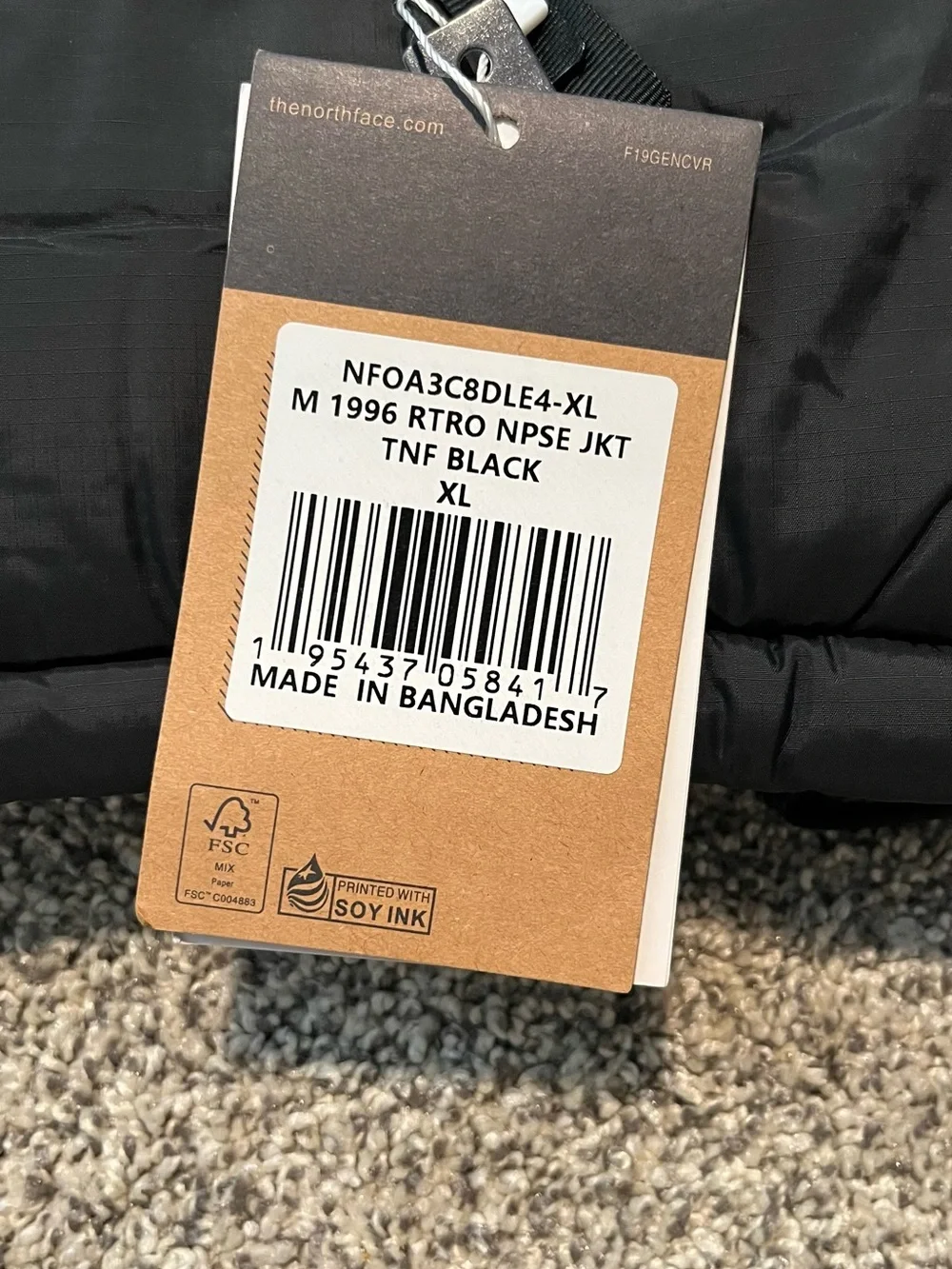 The North Face insulated down