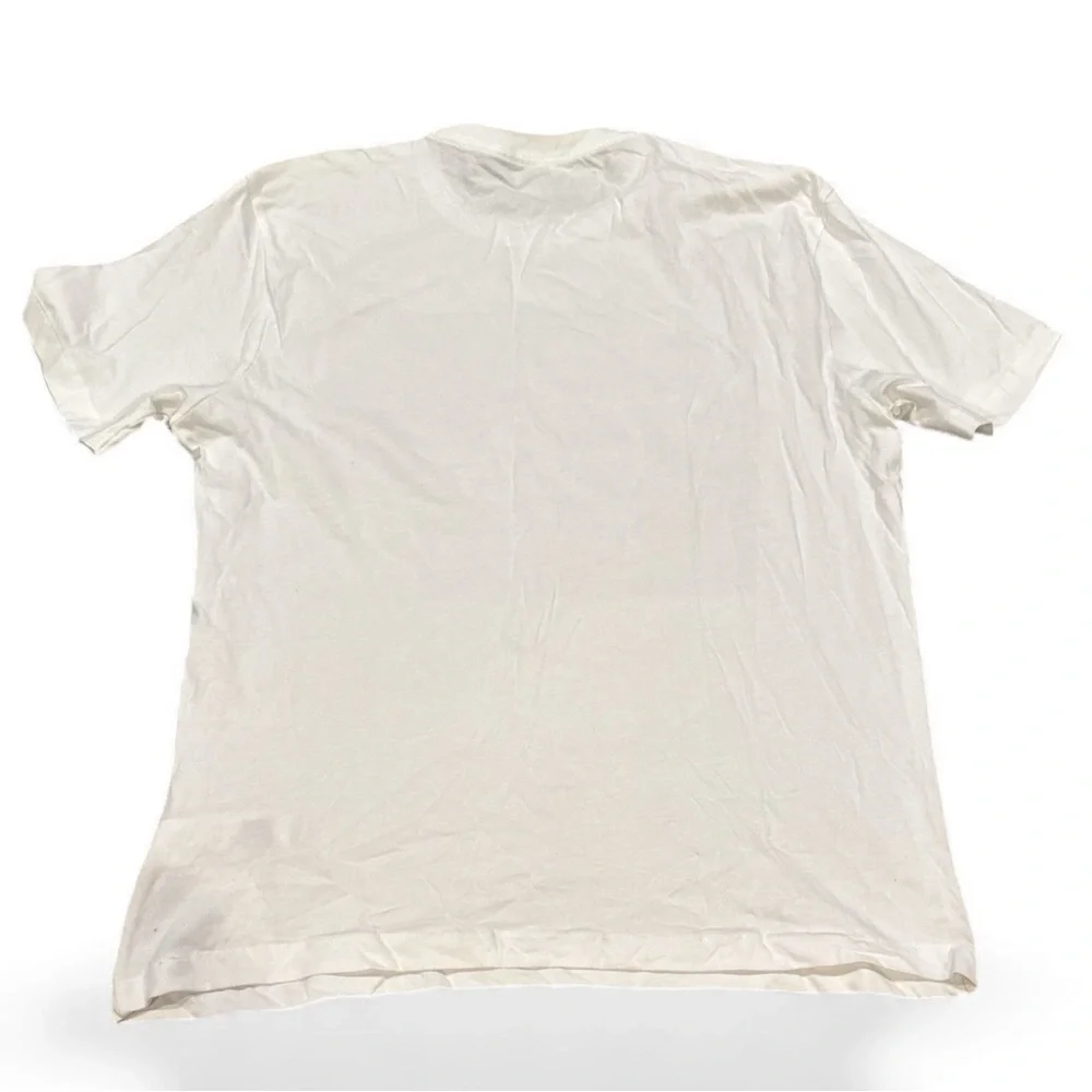 True Religion Buddha Foil Panes Short Sleeve White Crewneck Tee T-Shirt XL