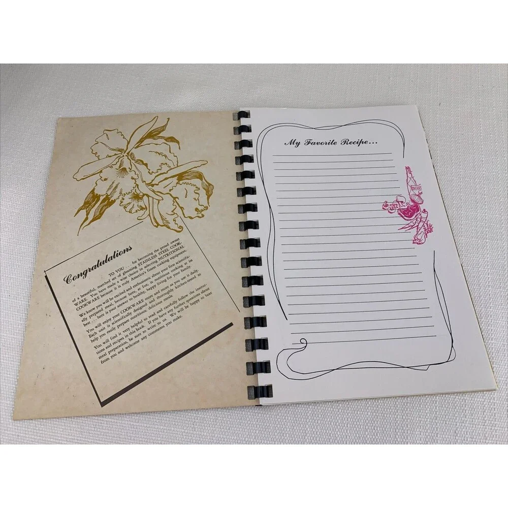 Vintage EHP Cookbook Nutritious Cooking the Waterless Way Nutritional Cookware‎