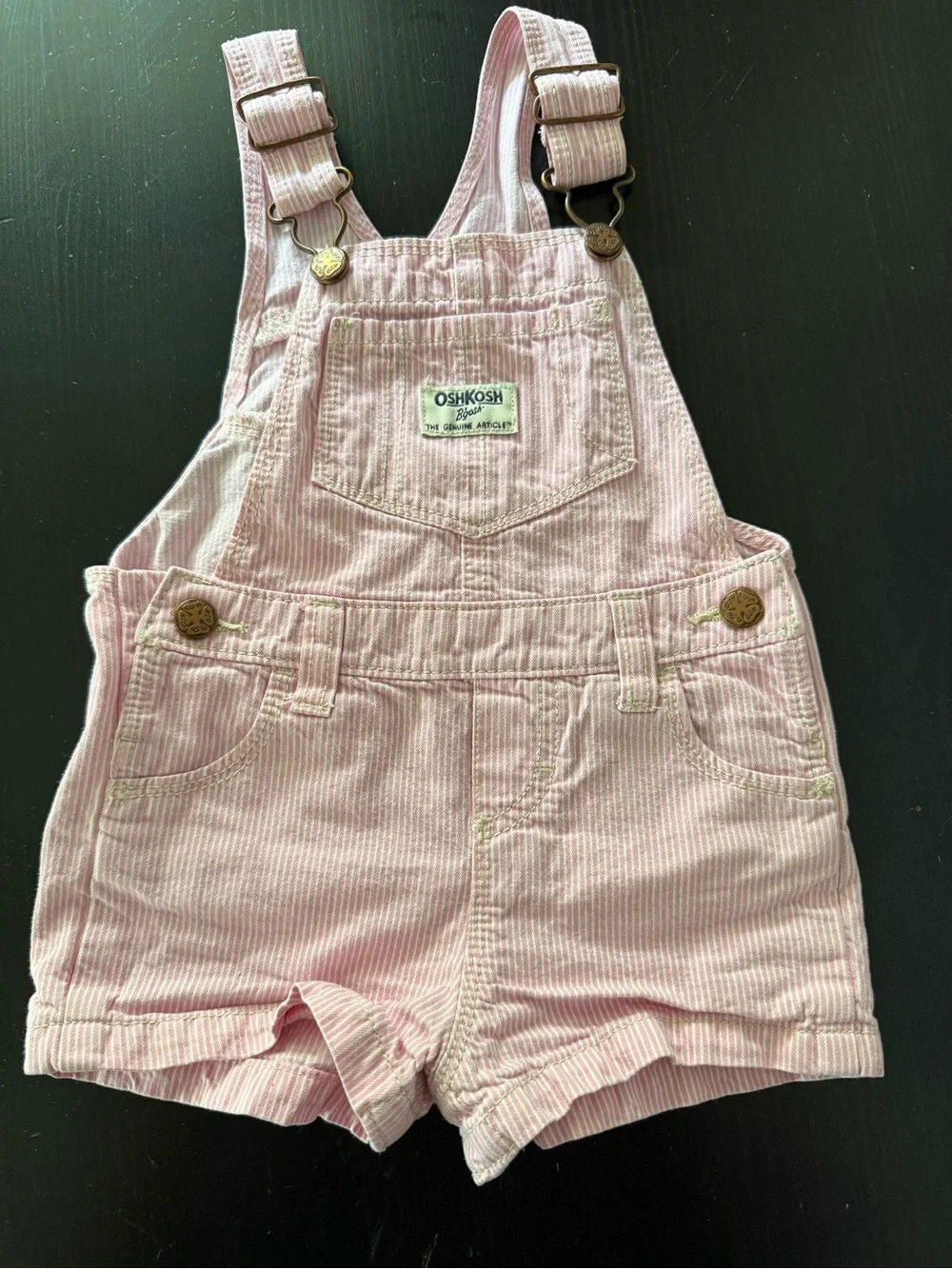 OshKosh B'gosh Light Pink Corduroy Shortalls
