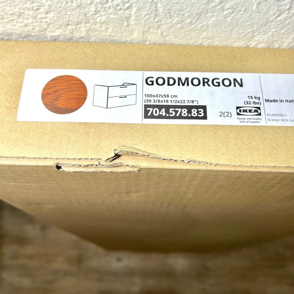 IKEA brown godmorgon