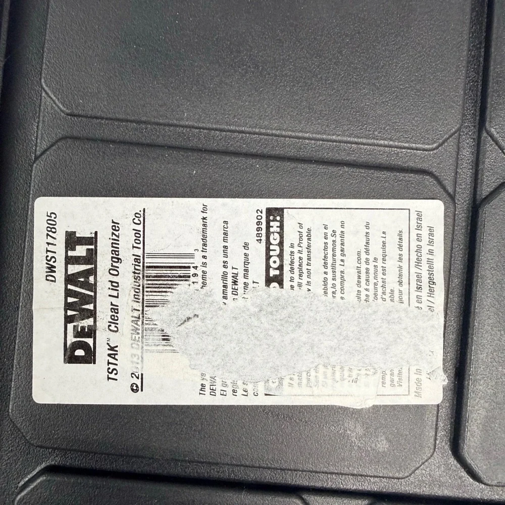 Dewalt tstak clear