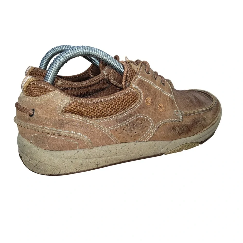 Clarks 1825 Armada Men's Brown‎ Leather Casual Boat Shoes Size 8 M