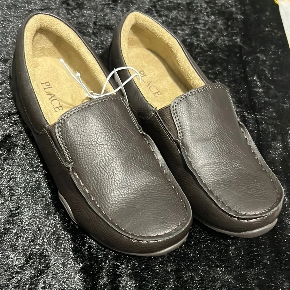 NWT The Children's Place Brown Moccasin Slip-On Shoes $20