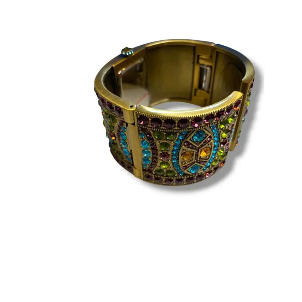 Heidi Daus crystal deco cuff