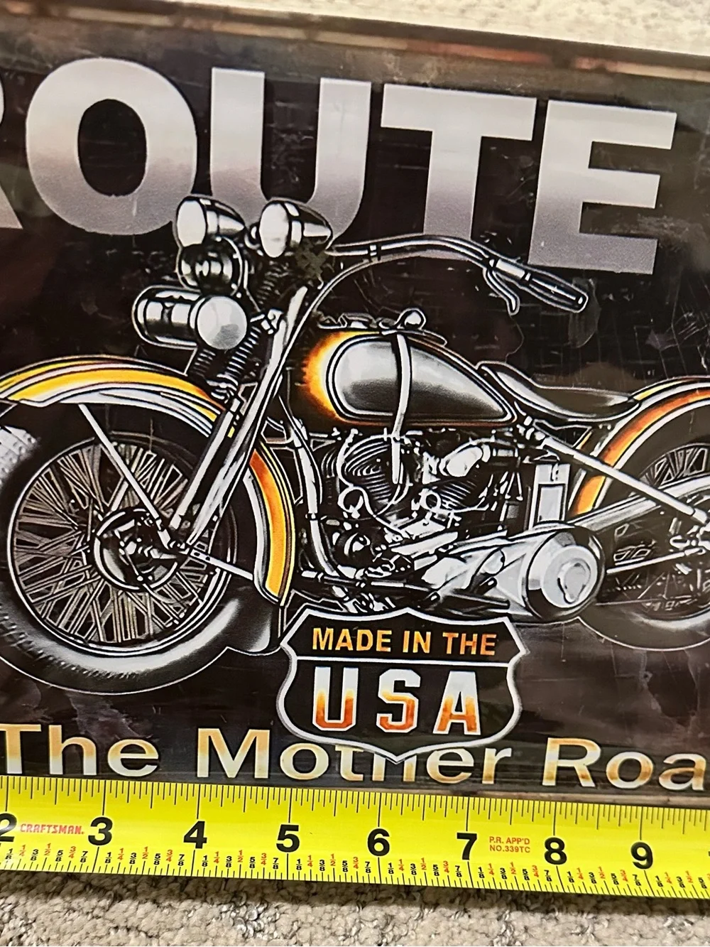 Route 66 Metal Tin Sign