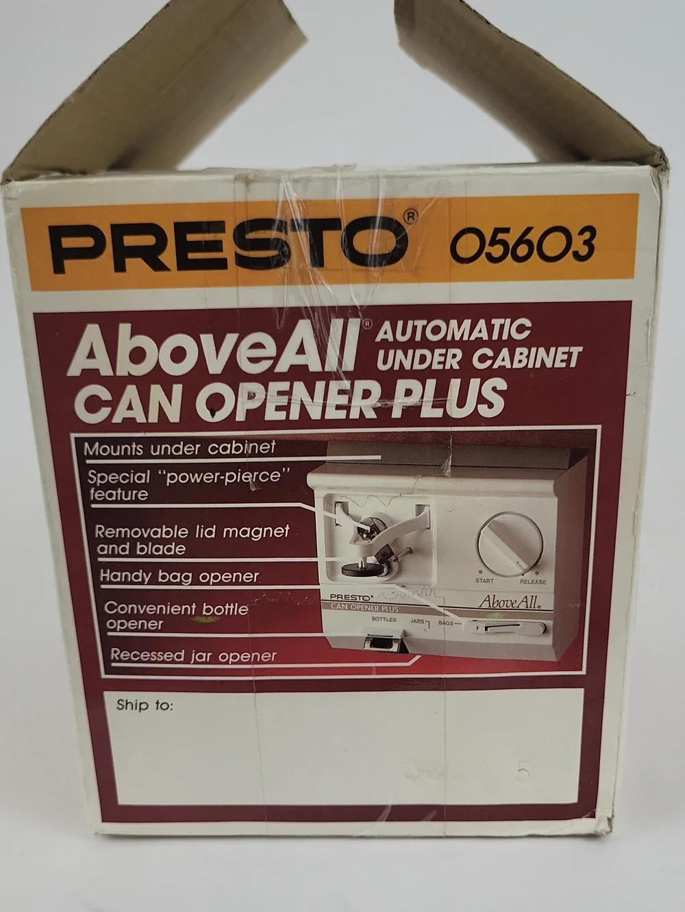 Presto this above