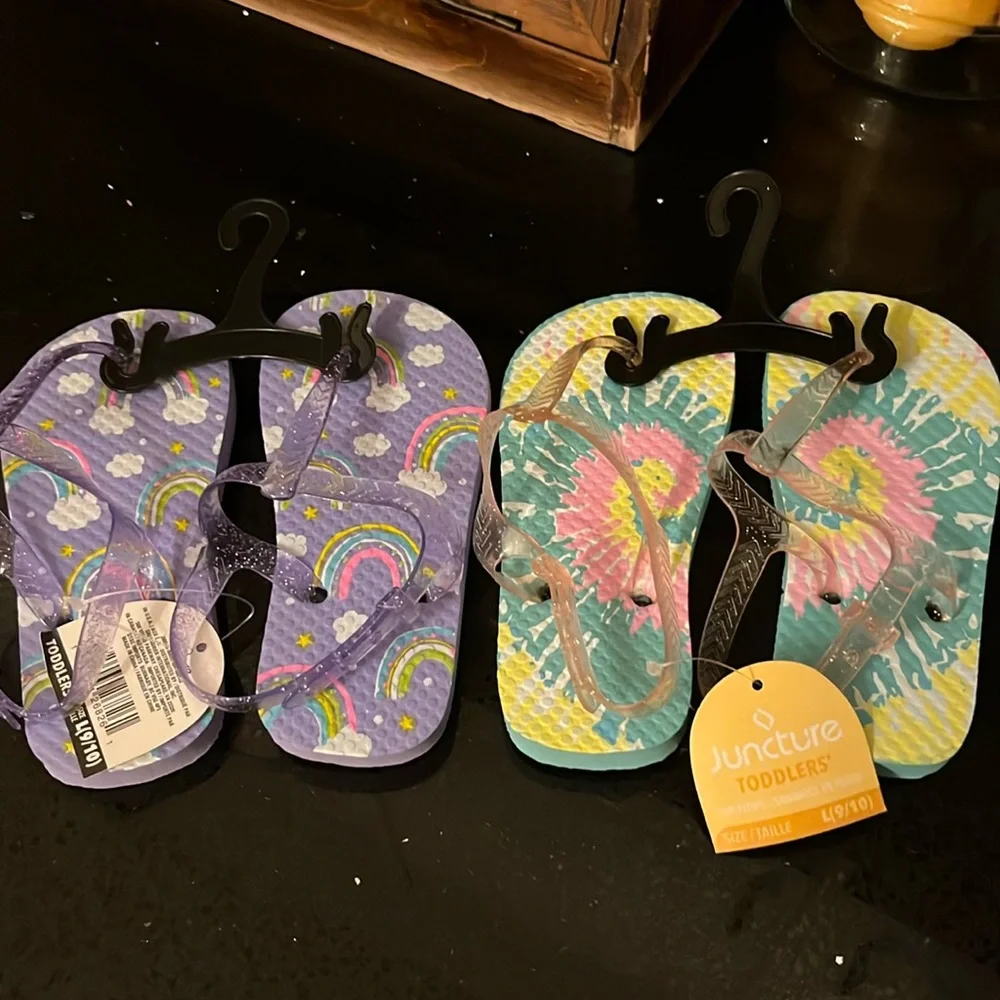 Toddler jelly sandals NEW x‎ 2