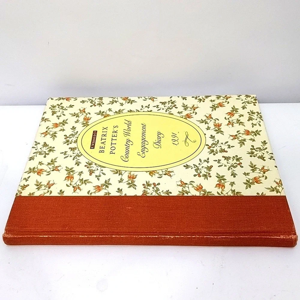 VTG 1991 Beatrix Potter Country World Engagement Diary F Warne Co Planner Book