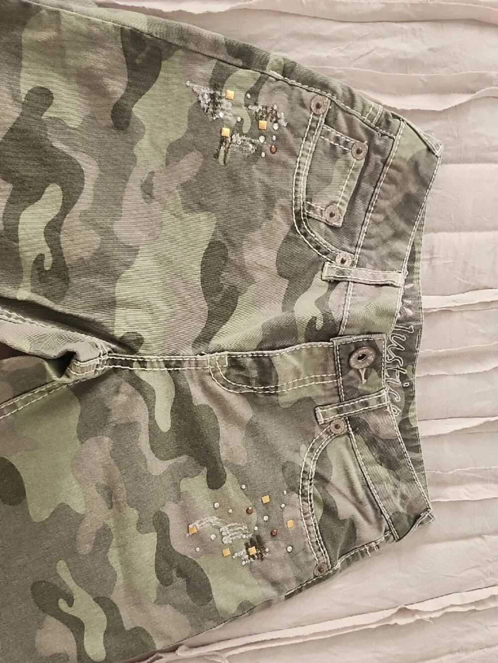 Justice stylish camo