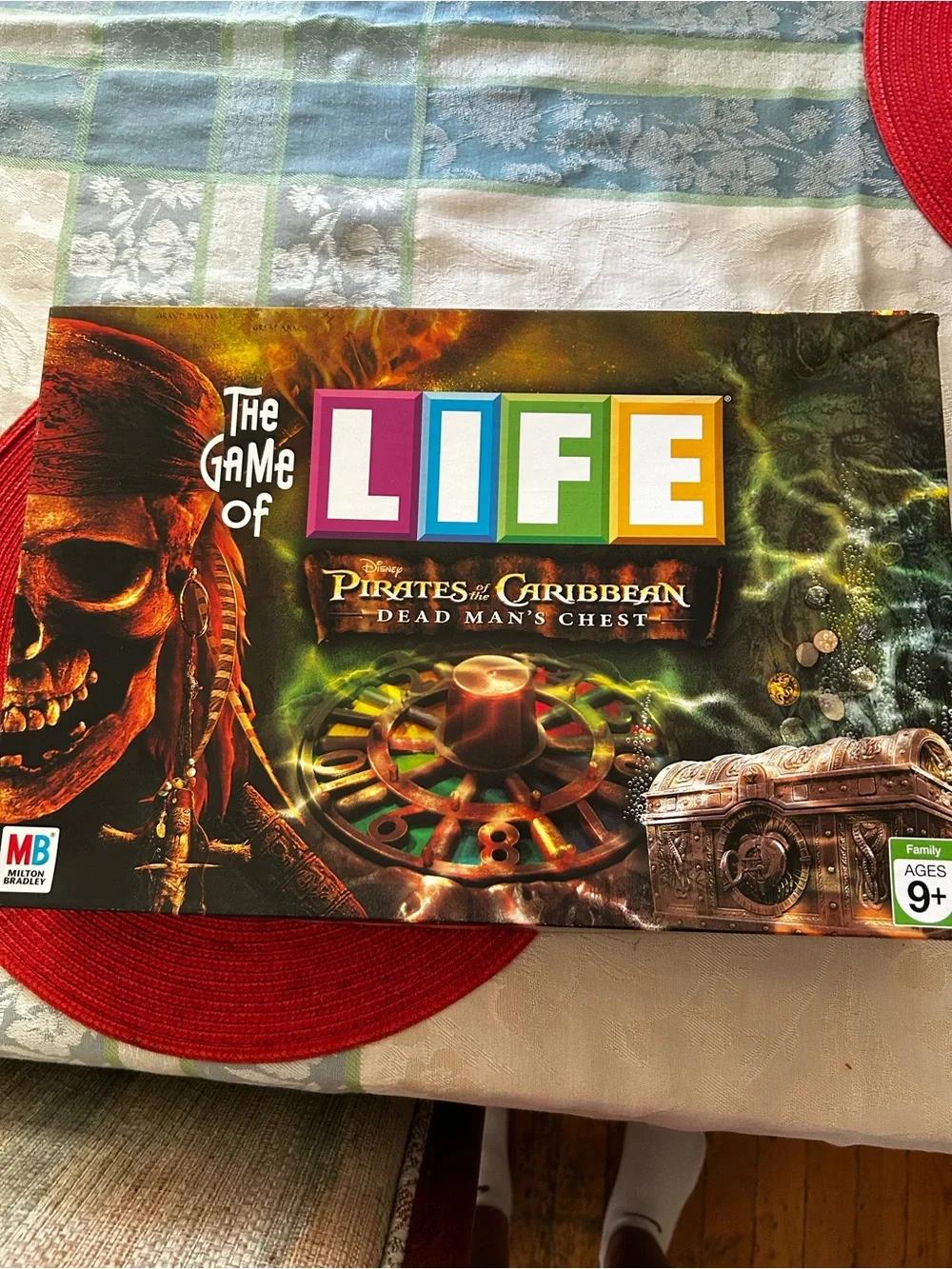 Disney The Game of Life Pirates of the Caribbean Board Game