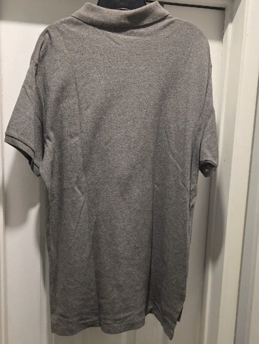 Ralph Lauren Men's Heather Grey Polo with Embroidered Pony