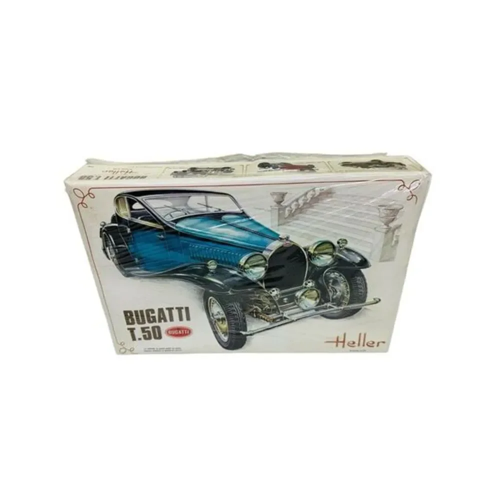 Vintage Heller Bugatti T.50 1:24 #706 Made In France NOS Factory Sealed‎ Read