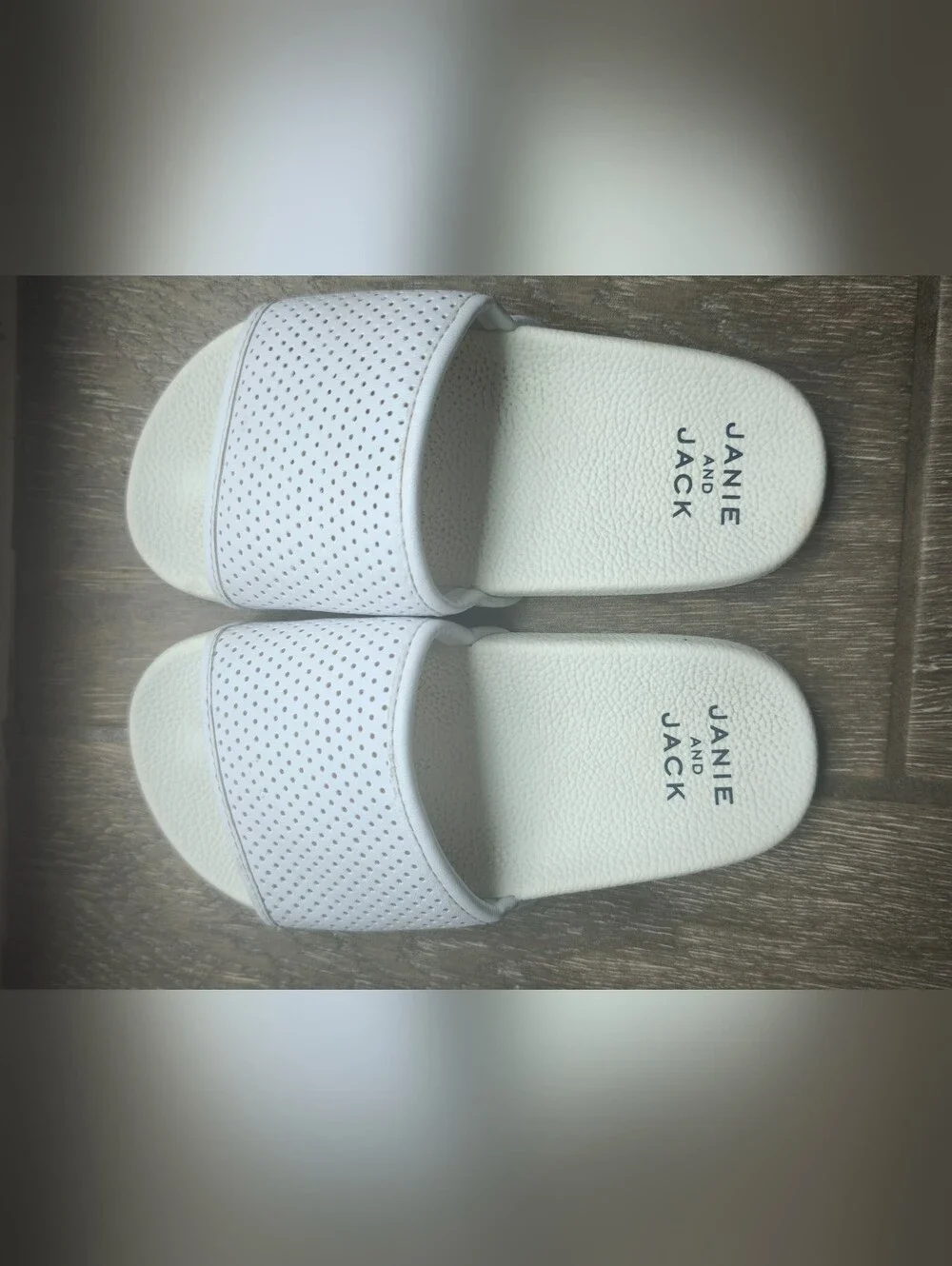 Janie and Jack no perforated white