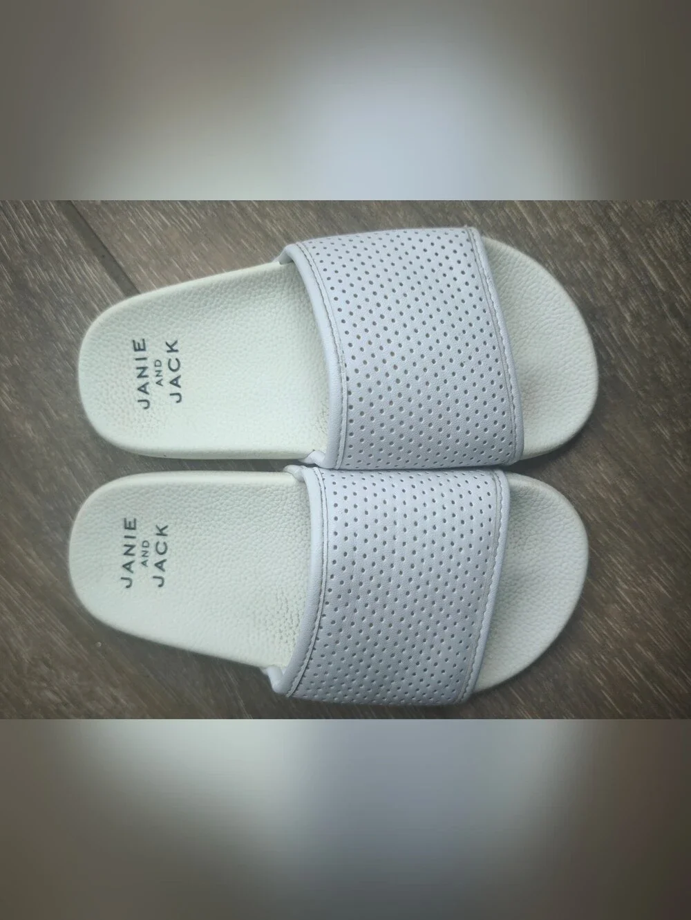 Janie and Jack style white comfort