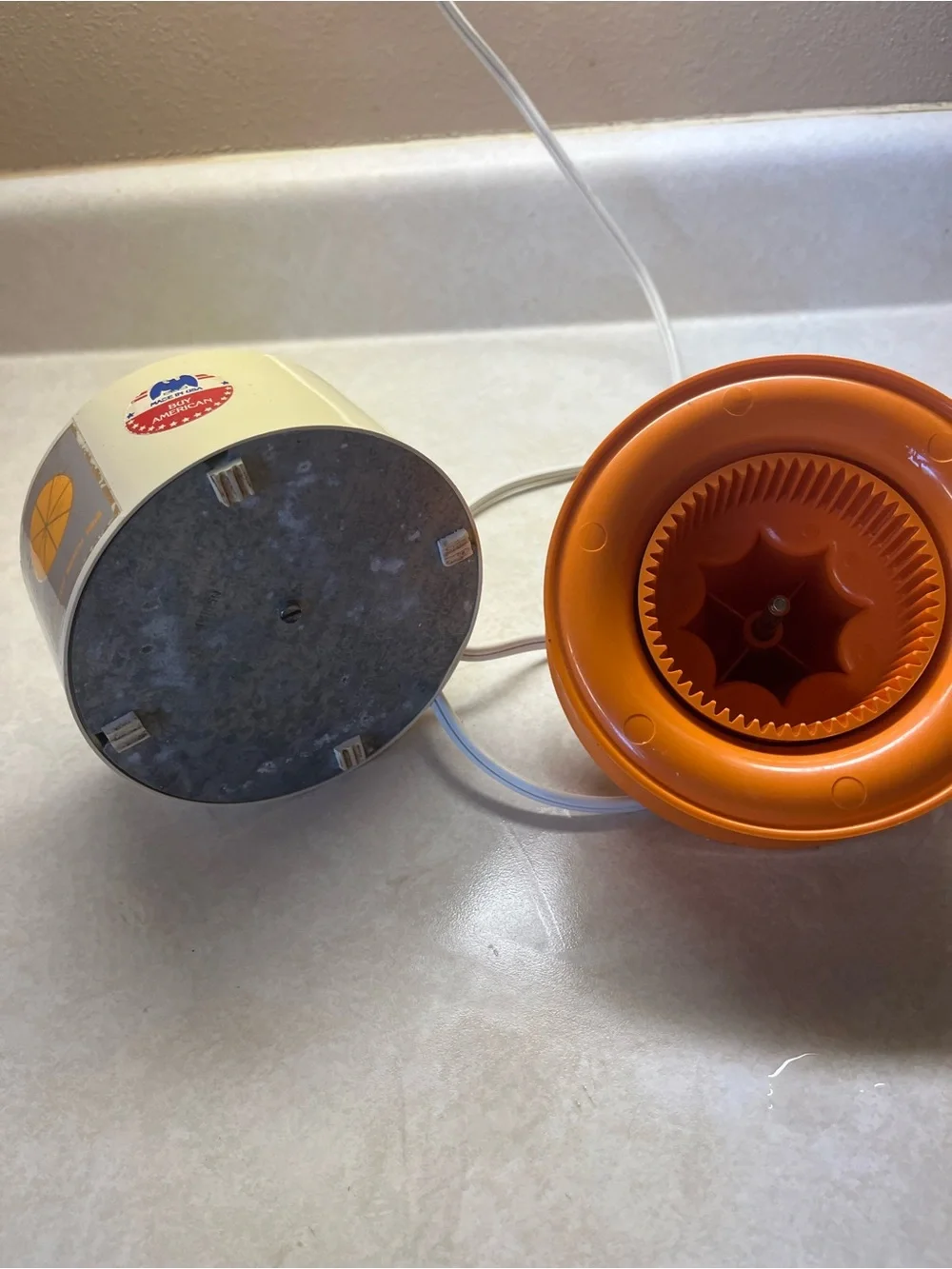 Vintage Orange Electric Citrus Juicer Hamilton Beach Scovill