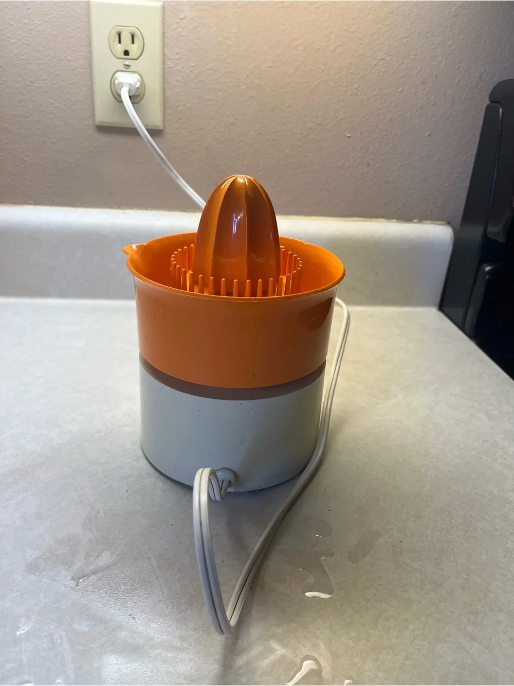 Vintage Orange Electric Citrus Juicer Hamilton Beach Scovill