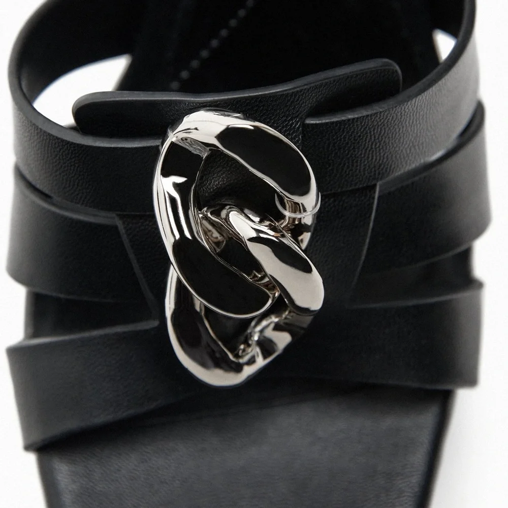 Zara strappy platform