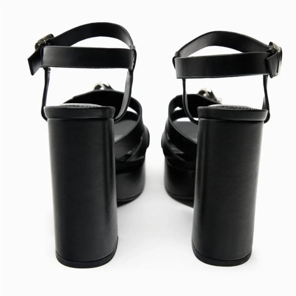 Zara strappy platform