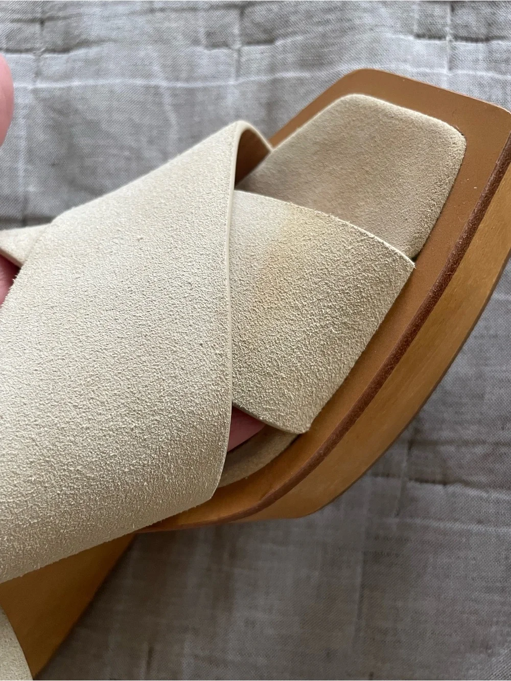 rag & bone suede crisscross