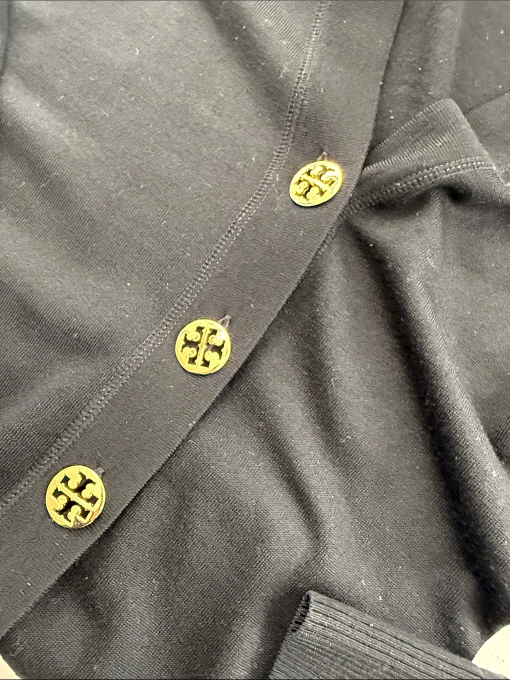 Tory Burch gold wool