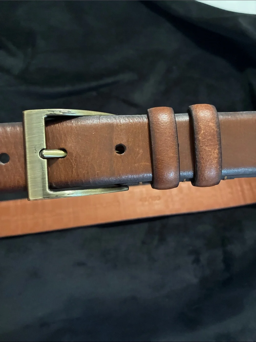 Boconi logo cognac 100