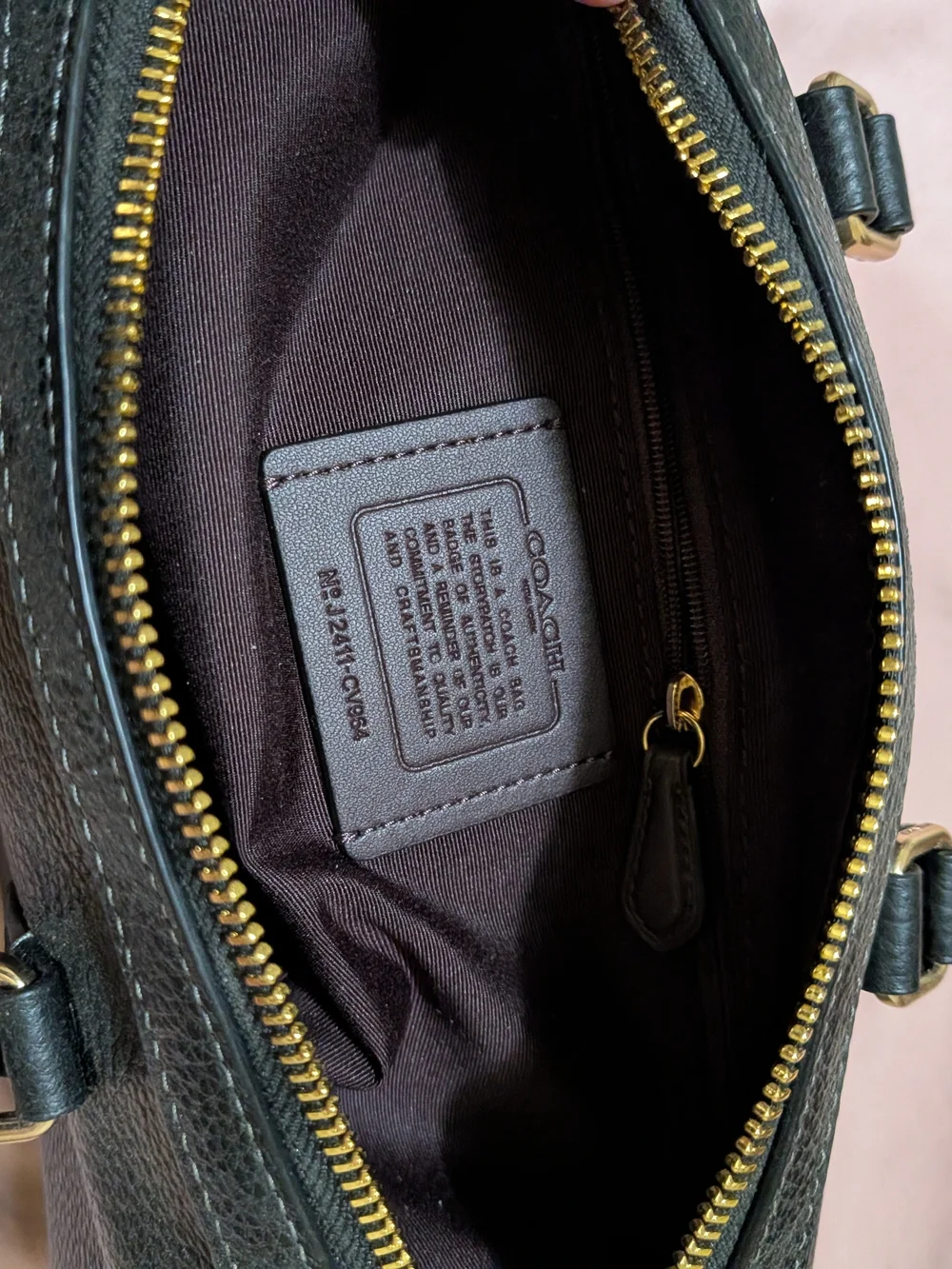 Coach compact satchel