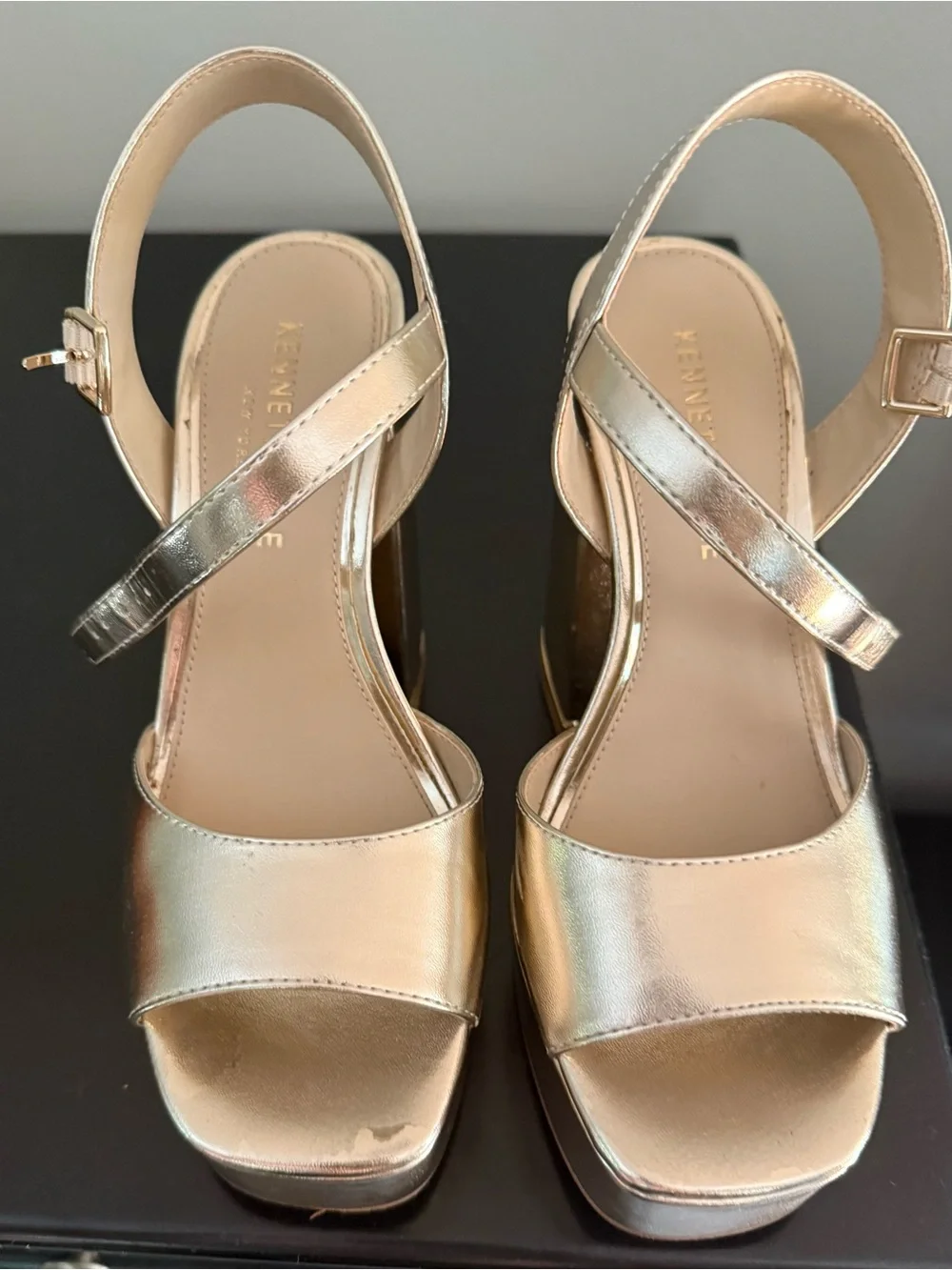 Kenneth Cole chic metallic