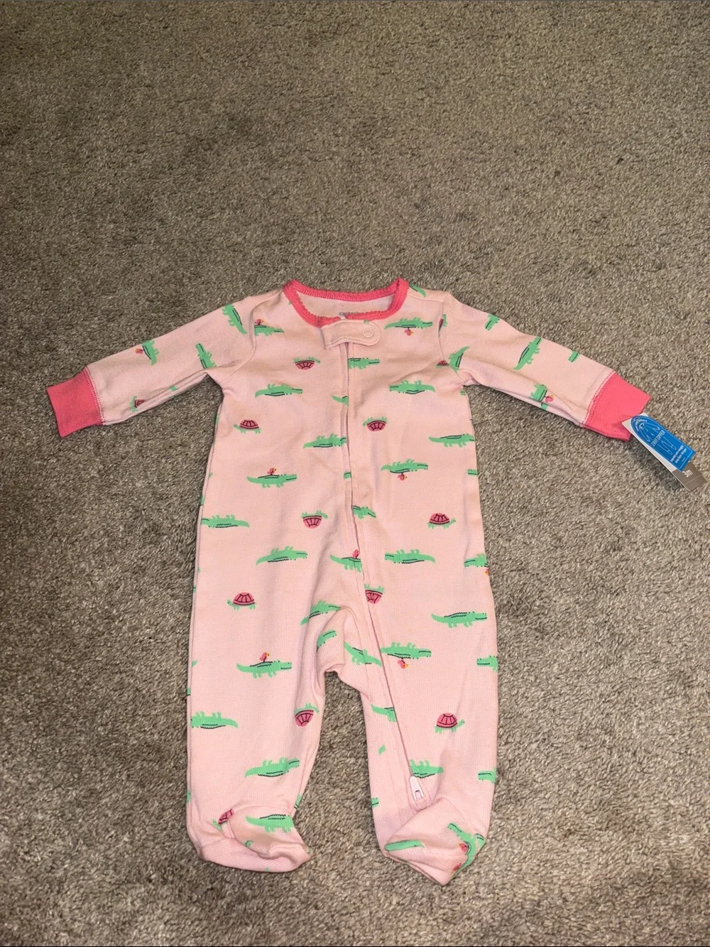 Carters pink green