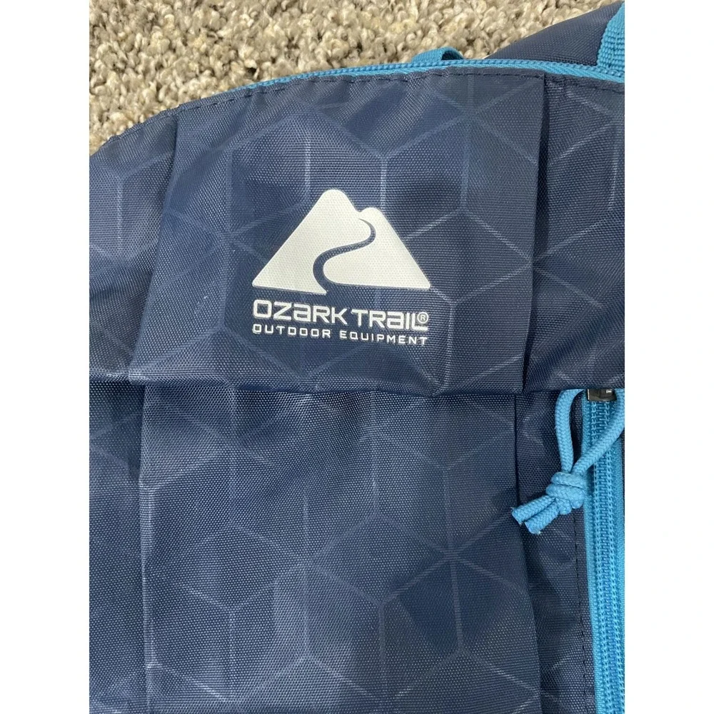 Ozark Trail 10 Liter Day Pack Blue Navy Grey‎ Hiking Backpack TB2791-10L
